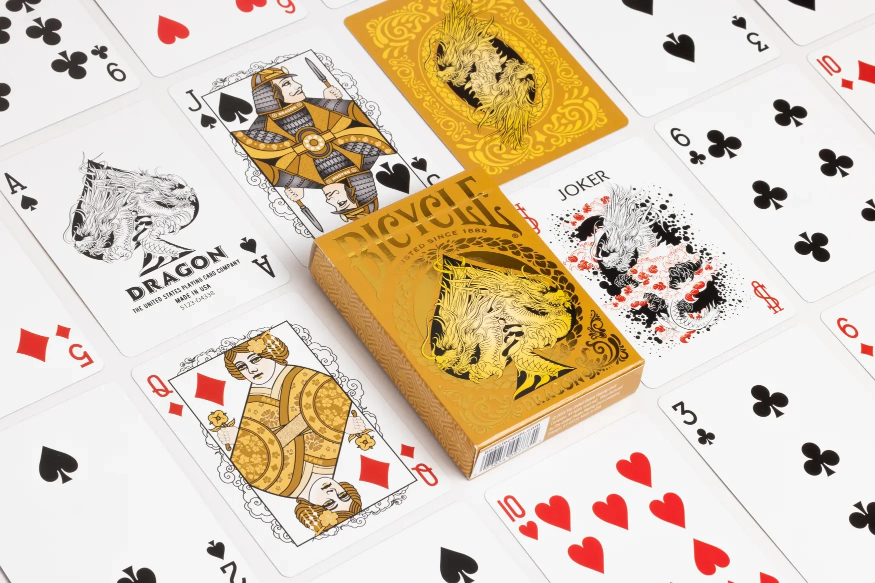 Bicycle - Gold Dragon (Playing Cards) - Image 2