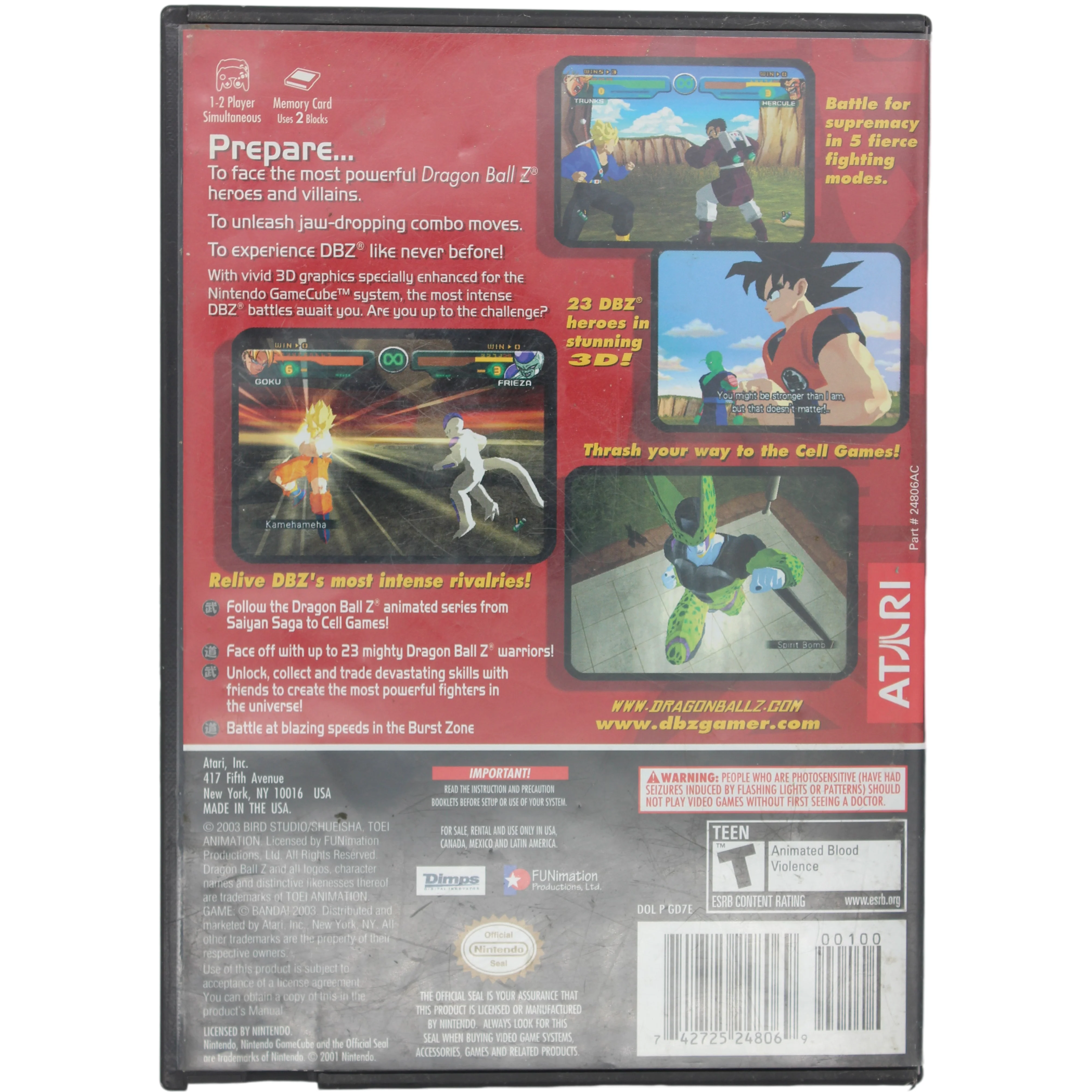 Dragon Ball Z Budokai (GC) - Image 3
