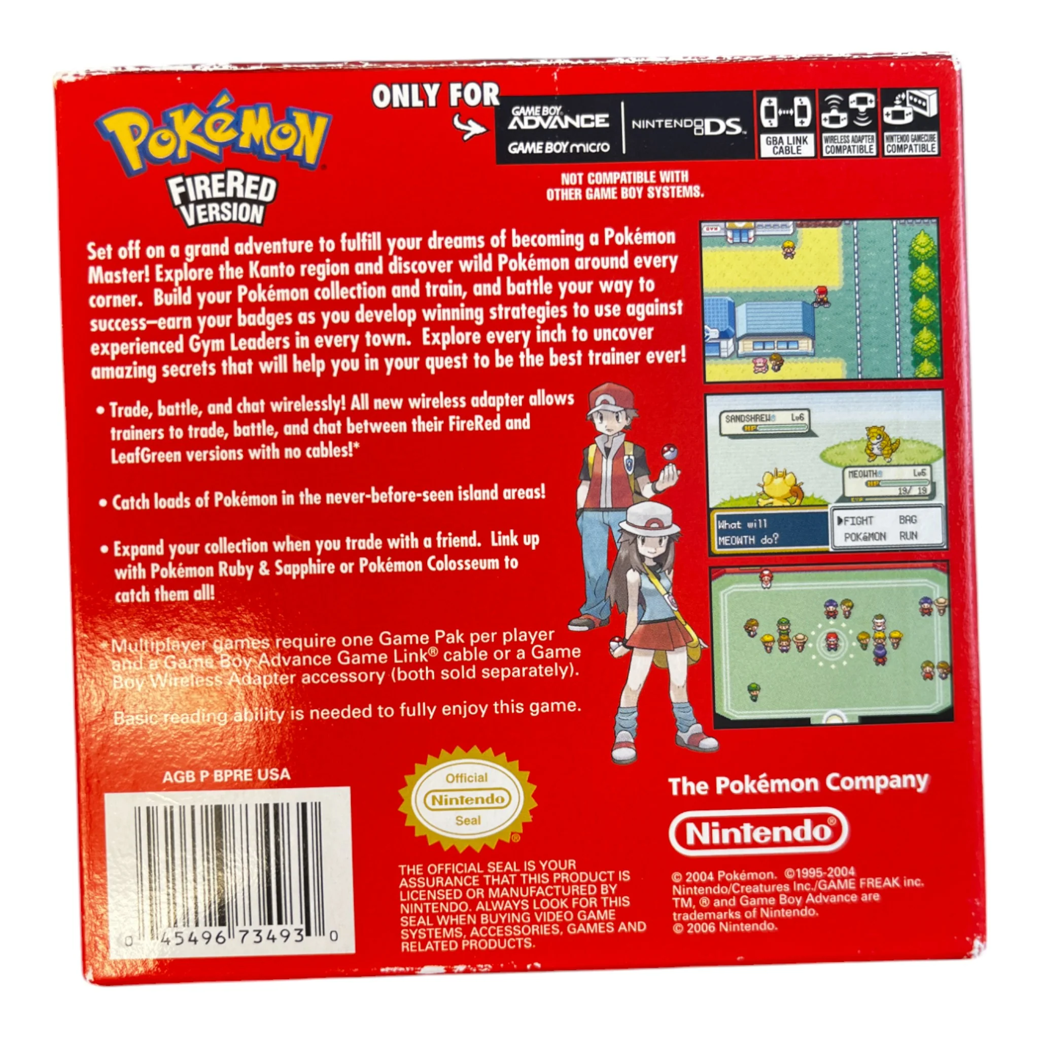 Pokémon: Fire Red Version (GBA) - Image 2