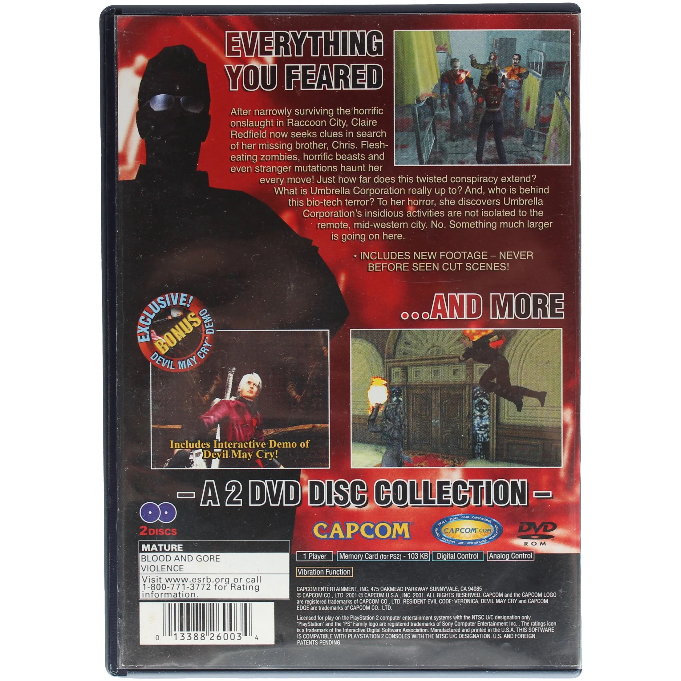 Resident Evil: CODE: Veronica X (PS2) - Image 3