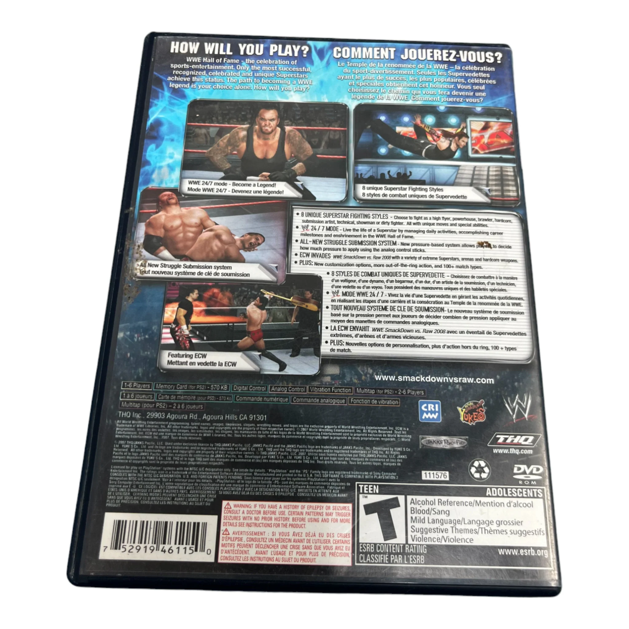 WWE Smackdown Vs. Raw 2008 (PS2) - Image 4